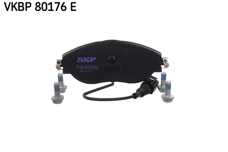 Kit pastiglie freno, Freno a disco - VKBP 80176 E SKF